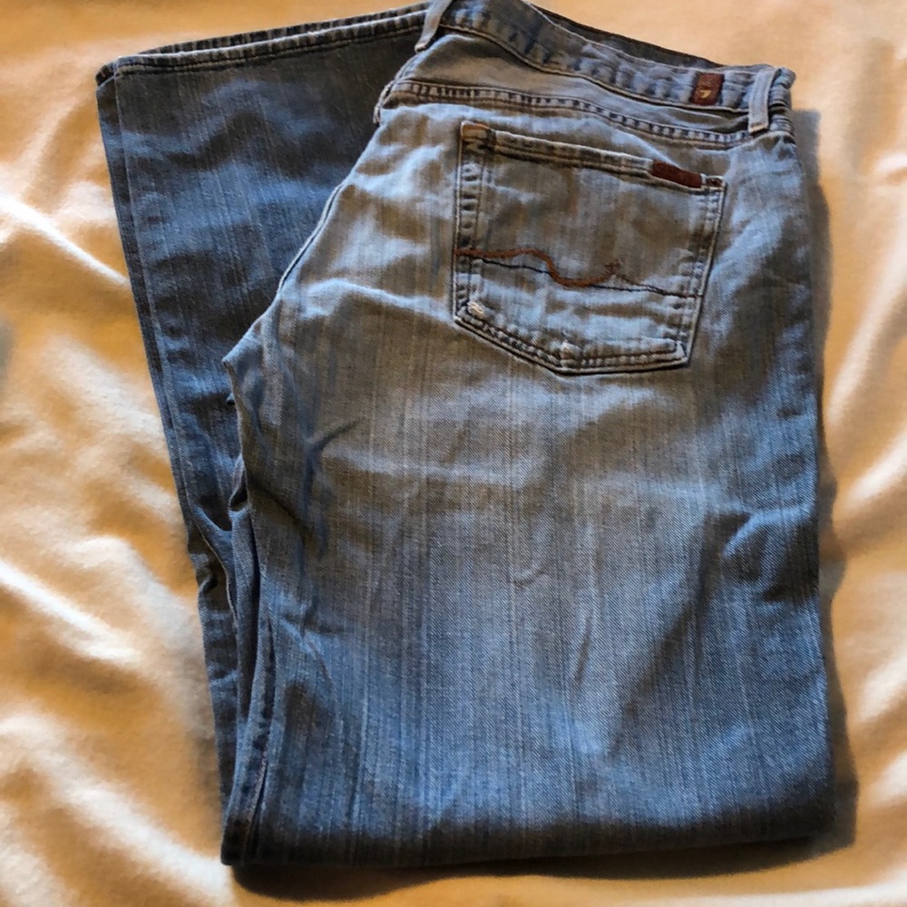 For all mankind boot cut men’s jeans size 38